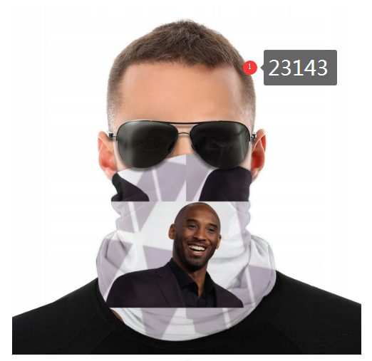 NBA 2021 Los Angeles Lakers #24 kobe bryant 23143 Dust mask with filter->nba dust mask->Sports Accessory